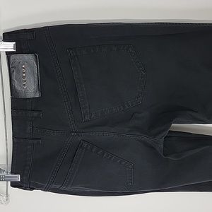 Escada  straight mid rise women"s black pants  size 34